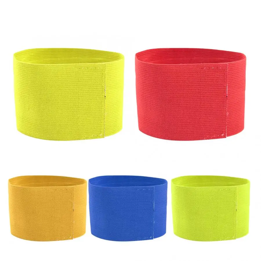 

1 Pcs Football Arm Band Group Armband Football Soccer Captain Armband Player Leader Competition Armband