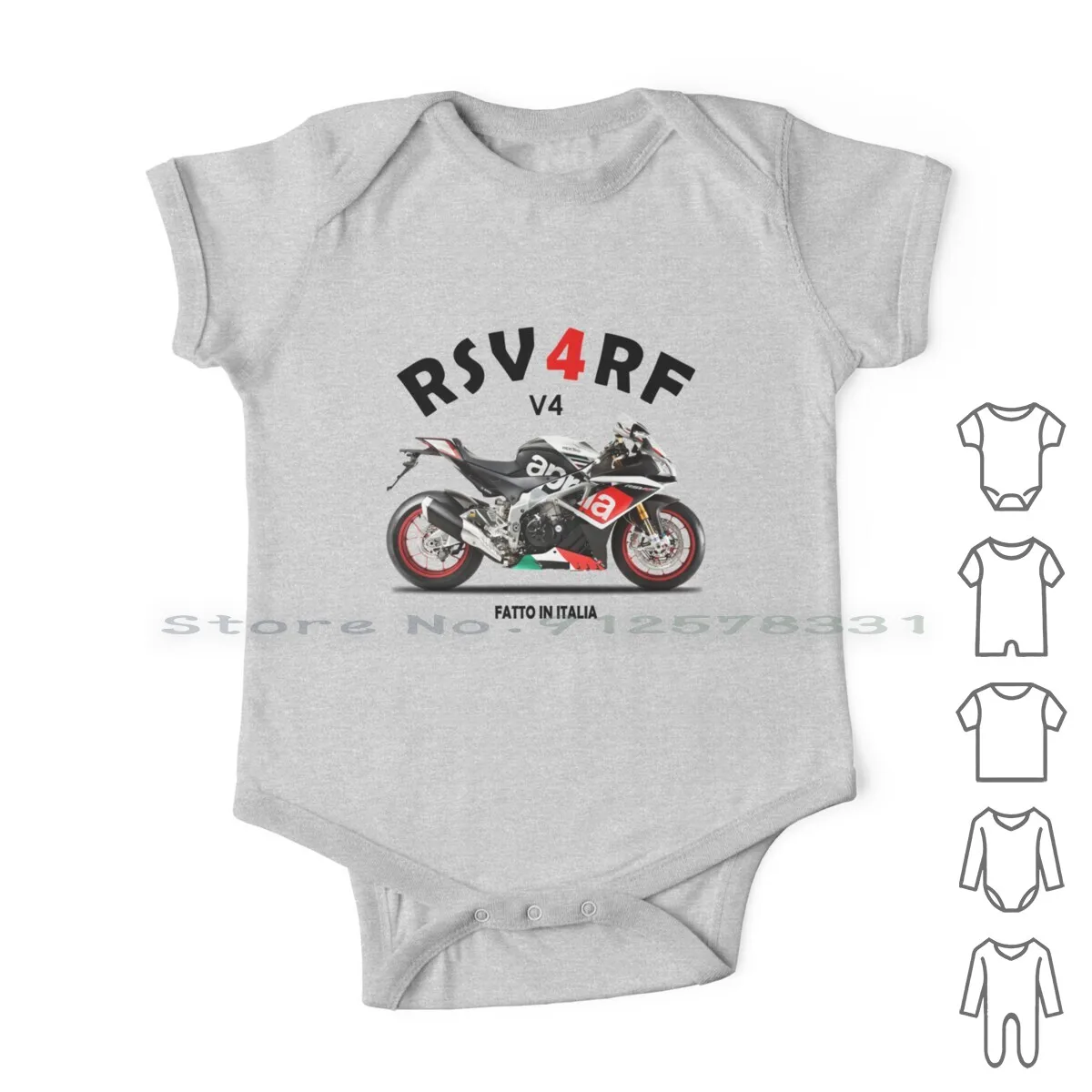 

Одежда для новорожденных Rsv4 Rf, хлопковые комбинезоны для новорожденных, Комбинезоны для мотоцикла Rsv4, винтажная перевозка мотоцикла