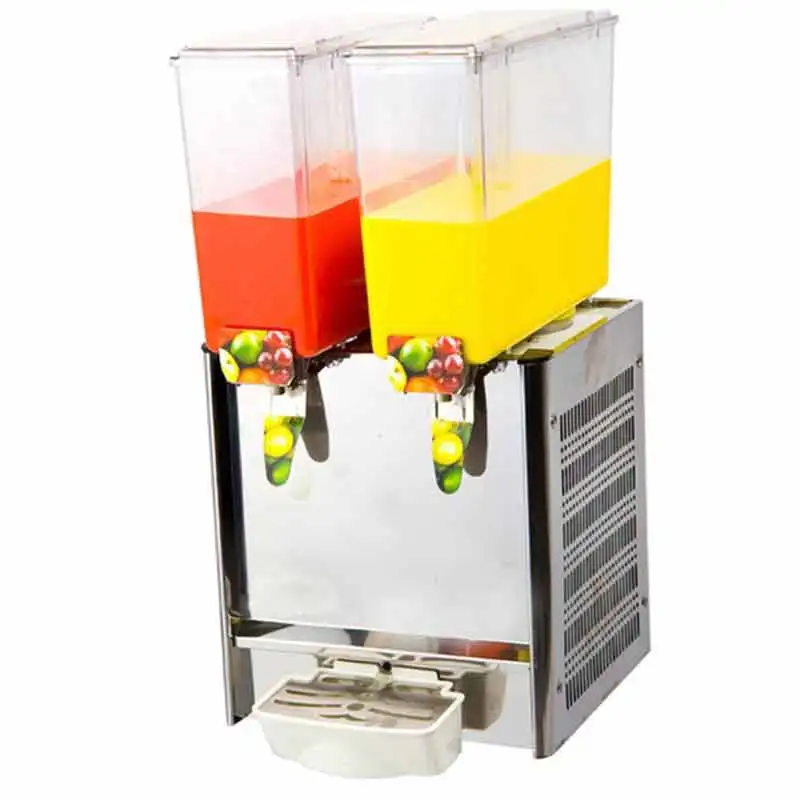 Соковыжималка машина дозатор холодного сока двойной резервуар для питья сока машина