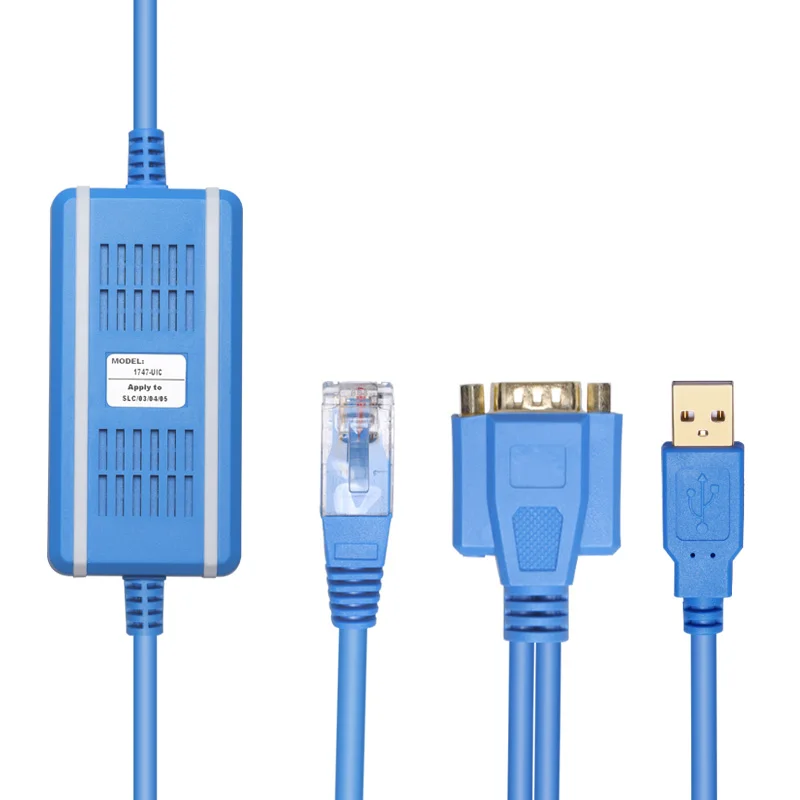 1747-UIC совместимый Аллен Брэдли SLC серии ПЛК кабель для загрузки 1747-PIC USB к RS232/DH-485 интерфейс конвертер USB-1747-PIC