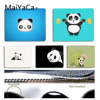 

MaiYaCa Custom Skin Russia Cute baby Panda Speed Mice Retail Small Rubber Mousepad Size for 18x22cm 25x29cm Rubber Mousemats