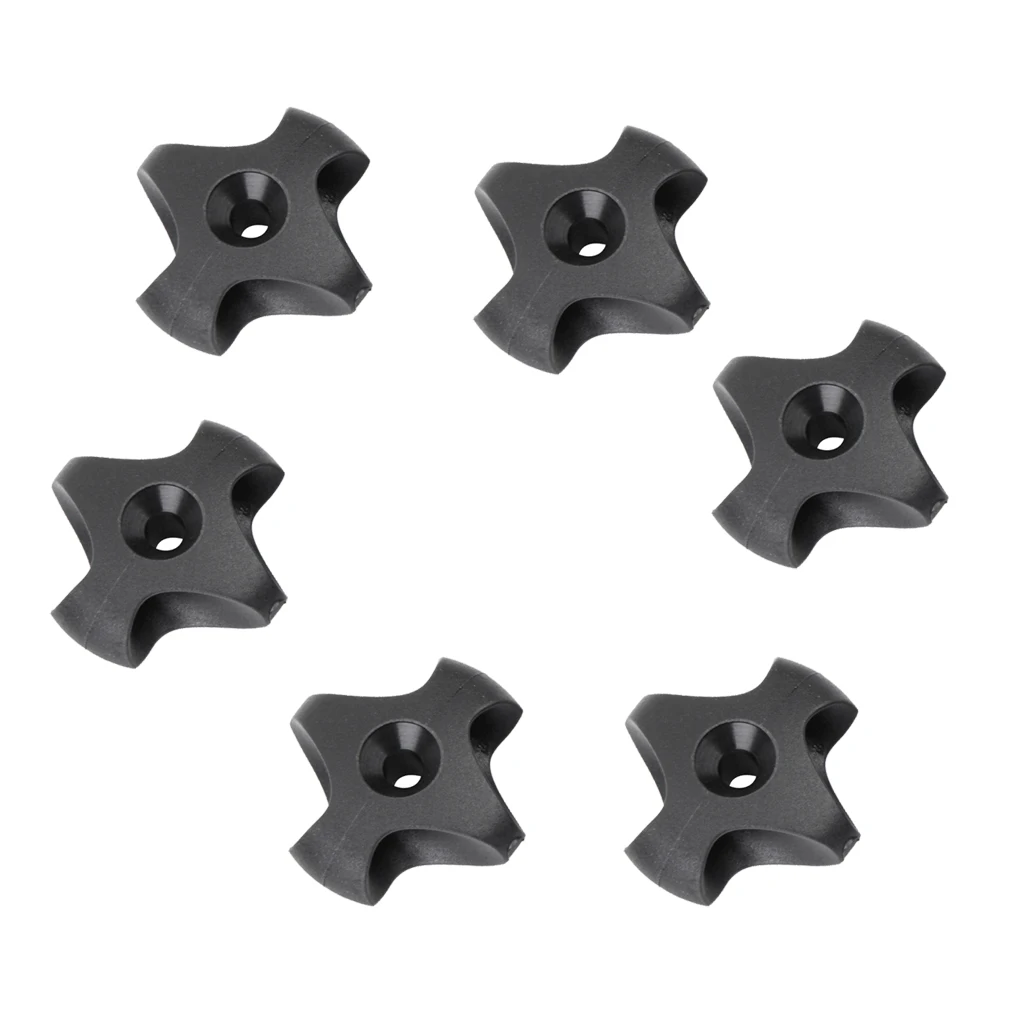 6pcs Nylon Kayak Tie Down Bungee Deck Line Guide Fitting Anchor Accessory