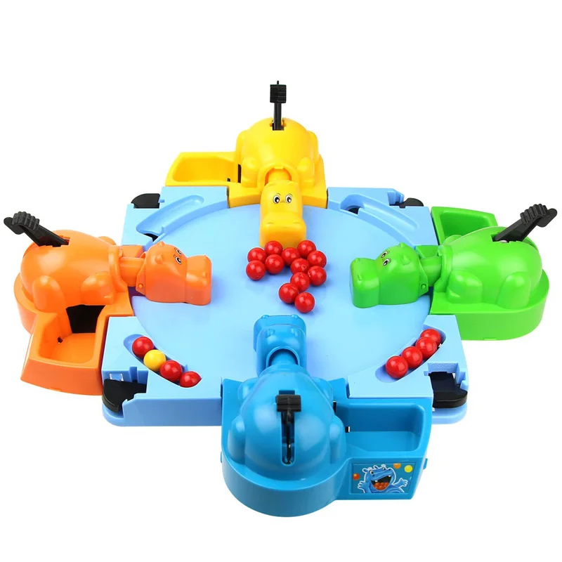 

Feeding Hungry Hippo Marble Swallowing Ball Game Feeding Interactive with Parent and Kids Toys Educational Toys for Children