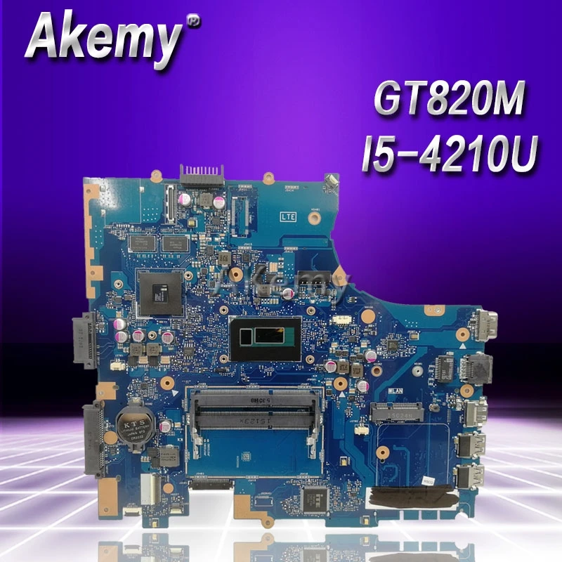 Akemy PU551LD PU551LA Laptop motherboard For Asus PU551LD P551L PU551LA PRO551L Test original motherboard I5-4210U GT820M