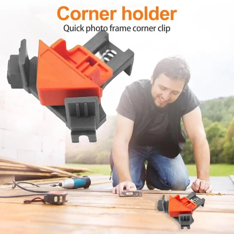

4pcs 90 Degree Right Angle Clamp Picture Frame Woodworking Corner Clamp
