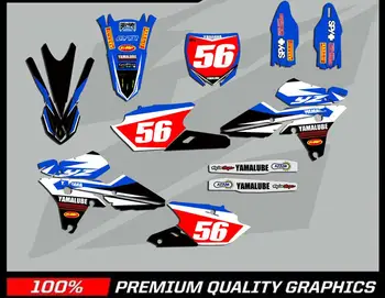 

Free Customized Numbers names Team GRAPHICS&BACKGROUNDS DECALS STICKERS For Yamaha YZ250F YZF250 2014 2015 2016 2017 2018 250YZF