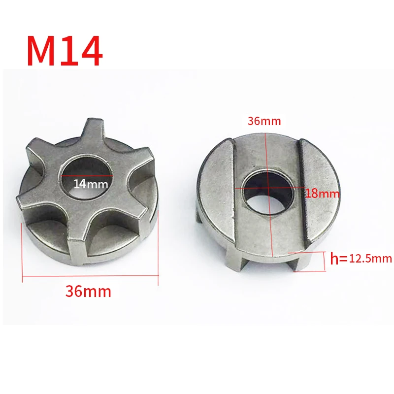 M10/M14/M16 Шестерня бензопилы для 100 115 125 150 180 сменная Шестерня различные угловые шлифовальные станки кронштейн бензопилы деревообрабатывающий электроинструмент