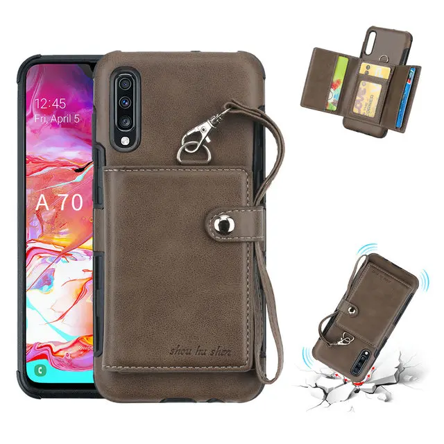 Роскошный, с отделением для карт флип для Coque samsung A50 чехол Galaxy A7 Etui samsung A70 Чехол кошелек для samsung Galaxy A50 чехол A 70 50