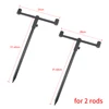 Aluminium Carp Fishing Bank Sticks set Fishing Rod Pod Buzzer Bar for 3 Rods ► Photo 2/6