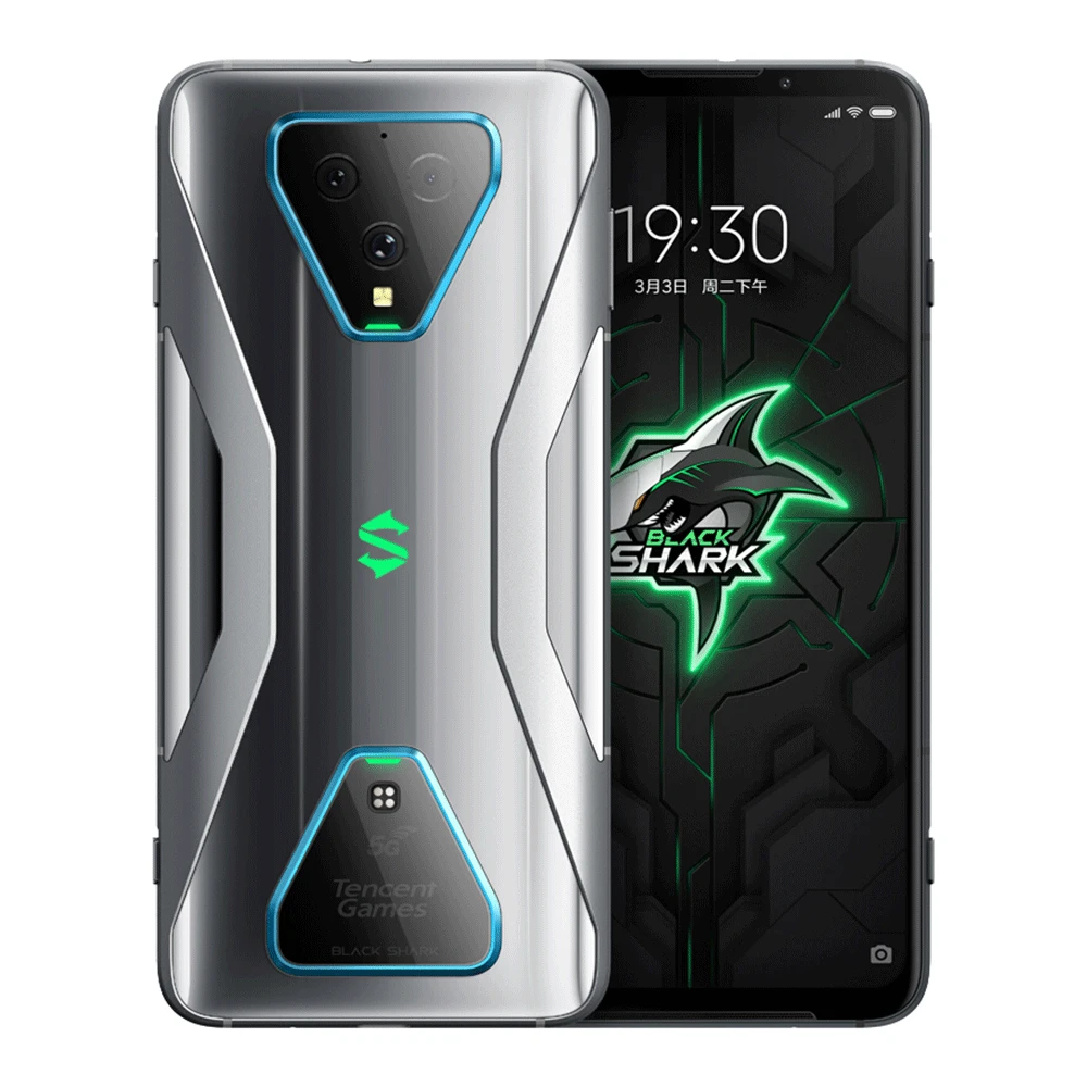 Global Version Xiaomi Black Shark 3 5G Snapdragon 865 8GB 128GB Game Phone Octa Core 6.67'' AMOLED 65W Charger 4720mAh Global Version Xiaomi Black Shark 3 5G Snapdragon 865 8GB 128GB Game Phone Octa Core 6.67'' AMOLED 65W Charger 4720mAh