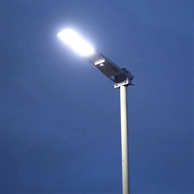 Alpha 2020X Outdoor Waterproof Motion Sensor Solar Powered LED Pole Wall Street Path Light For Garden 3 Working Modes