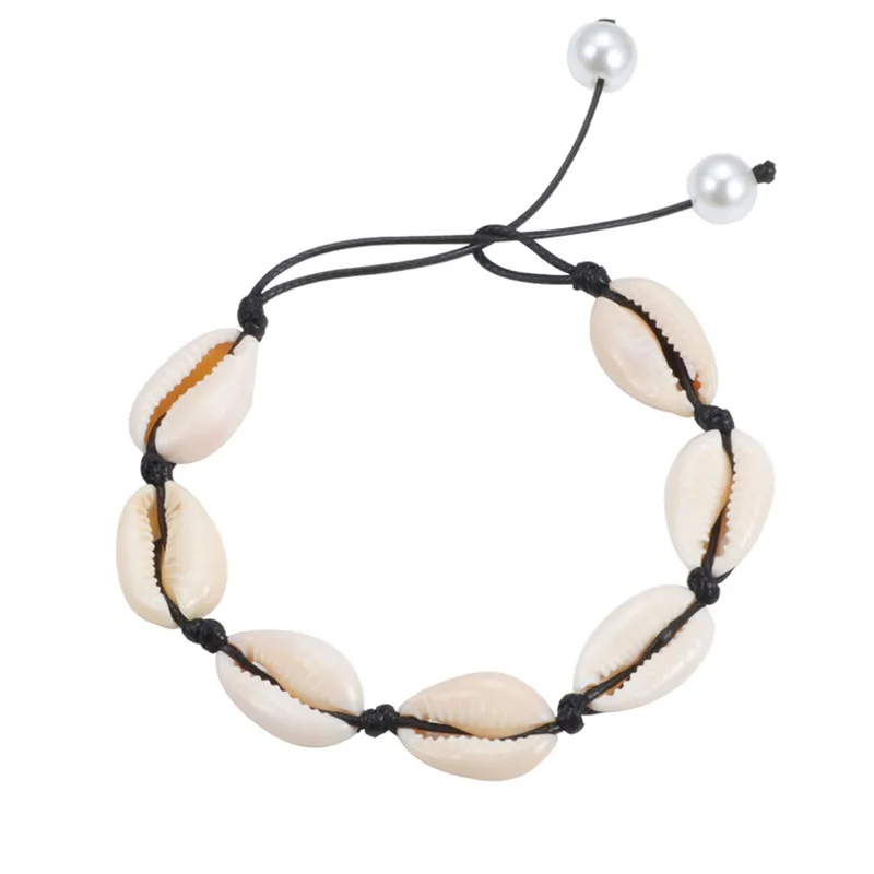 

12 Styles Simple White Shells Bracelet Women Jewelry Bohemian Beach Natural Seashell Friendship Bracelets For Girlfriend Gifts
