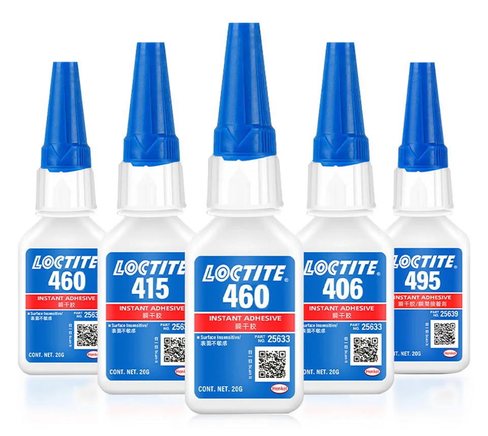 New Loctite 406 20 gm Instant Adhesive Super Glue for Plastic & Rubber  Henkel