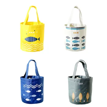 

New 2020 Fashion Lunch Bags Printed Waterproof Oxford Cloth Food Container Portable Aluminum Foil Picnic Handbags Insulation Bag