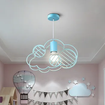 

Nordic LED Iron Clouds Pendant Lights Modern Decor Luster Hanglamp Children's Bedroom Hanging Ceiling Lamps Light Fixtures