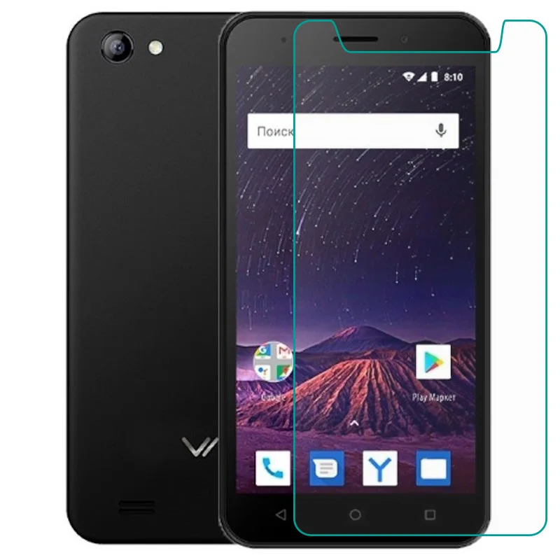 Tempered Glass For Vertex Impress Luck L100 NFC (4G) GLASS 9H Protective Film Explosion-proof Clear Screen Protector Phone cover | Мобильные