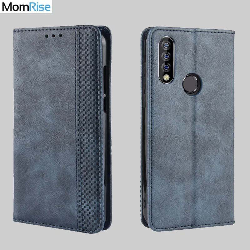 

For Oukitel C17 / C17 Pro Case Book Wallet Vintage Slim Magnetic Leather Flip Cover Card Stand Soft Cover Luxury Phone Bags