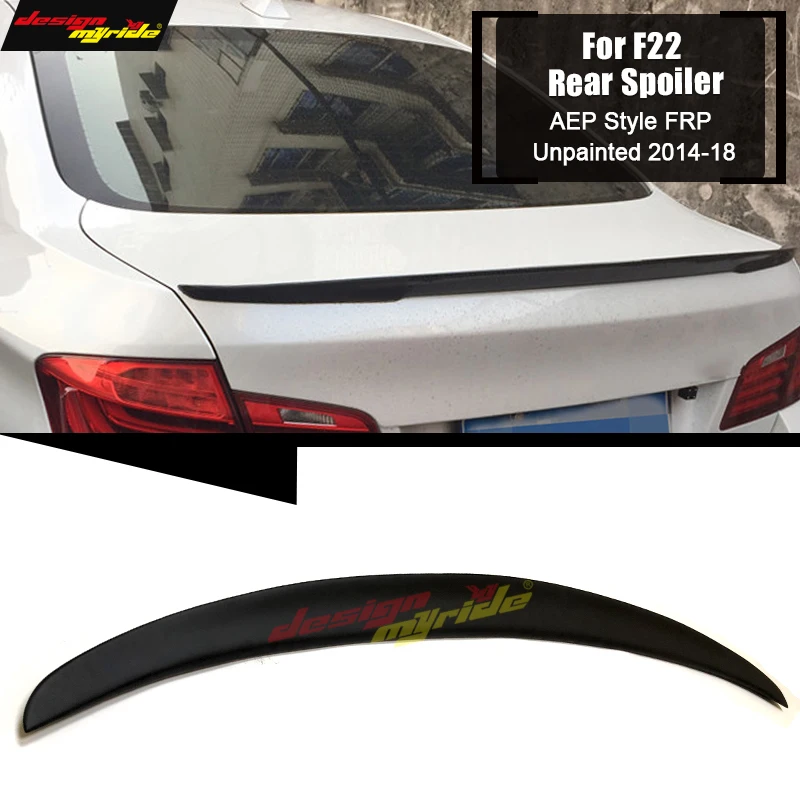 

Fits For BMW F22 Rear Trunk Spoiler Wing FRP Unpainted AEP Style 2 Series M2 220i M235i 228i 230i Tail Spoiler Wing Lid 2014-18