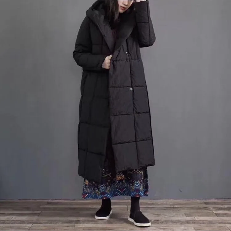 

2018 Origional Large Size Autumn & Winter New Style Mid-length Cotton-padded Clothes Cotton Coat Women's Loose-Fit Slimming Fash