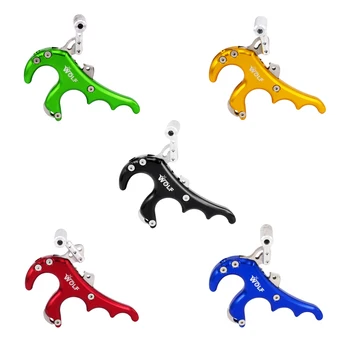 

Compound Bow Release Aid 4 Finger Handle Grip Thumb Button Archery Accessory Thumb Release Trigger Shooting Target Accessories