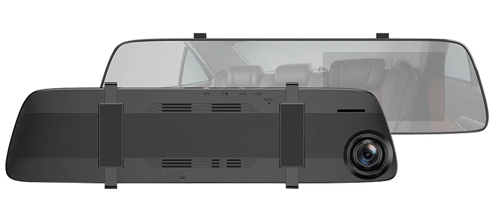 4,5 ''двойной объектив Dash Cam зеркало заднего вида ночная версия камеры широкоугольный Dashcam в автомобильная видеокамера автомобиль с Full HD камерой рекордер A5