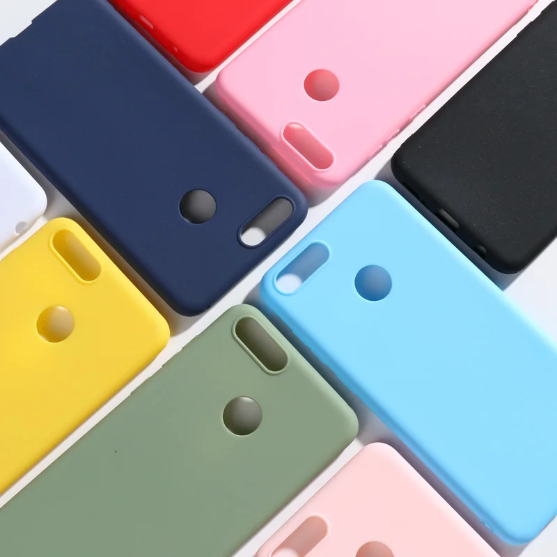 

For Huawei Honor 7X Cover Candy colors Soft Silicon For Huawei Honor 7X Case Back Cover For Fundas Huawei Honor 7X Phone Cases