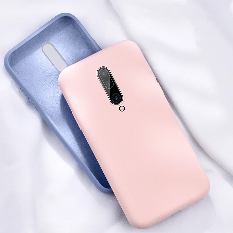 Жидкий силиконовый чехол для Oneplus 8 7 7T 6T 5 5T Pro роскошный оригинальный мягкий