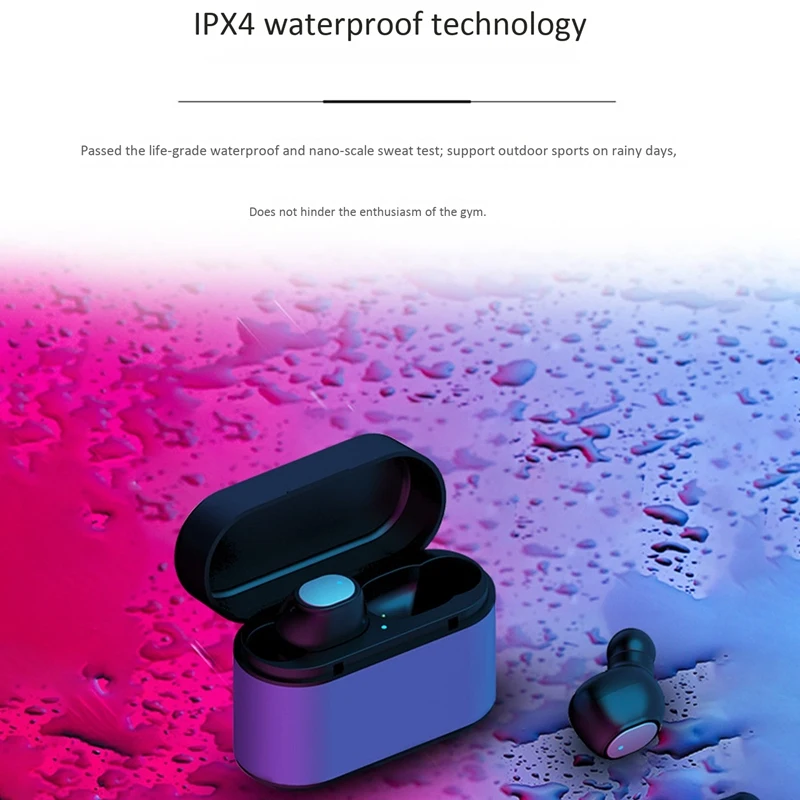 Bluetooth Headset TWS Wireless Bluetooth Earbuds Sports Waterproof Smart Noise Cancelling Headphones for Apple Android