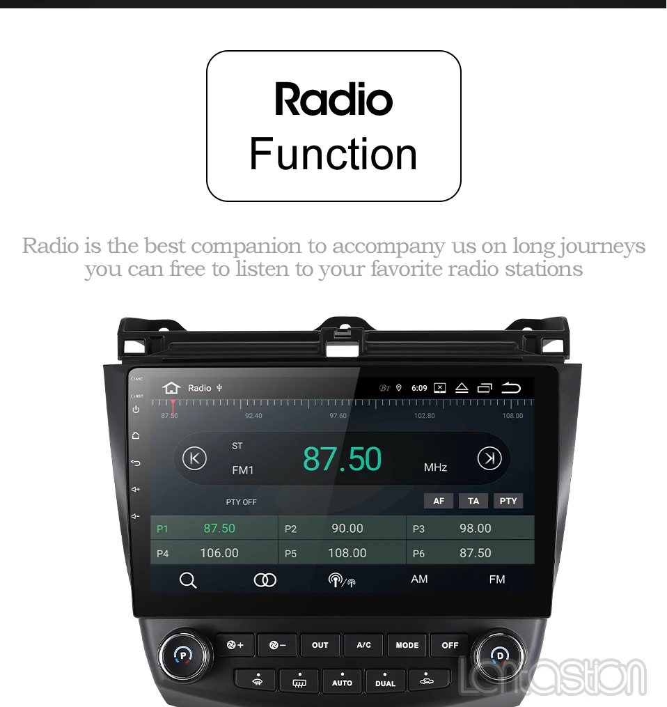 Best DSP 2+32Gandroid 9.0 car dvd gps navigation player for Honda Accord 7 2003-2007 car radio video player gps navigation car stereo 3