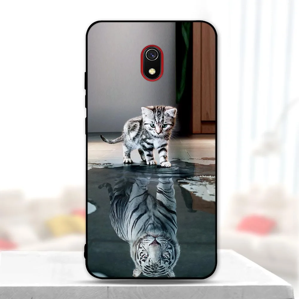 Силиконовый чехол для Xiaomi Redmi 8a чехол с полной защитой мягкая термополиуретановая накладка на заднюю панель на Redmi 8 бампер Hongmi 8a чехол для телефона с защитной крышкой Coque - Цвет: 14