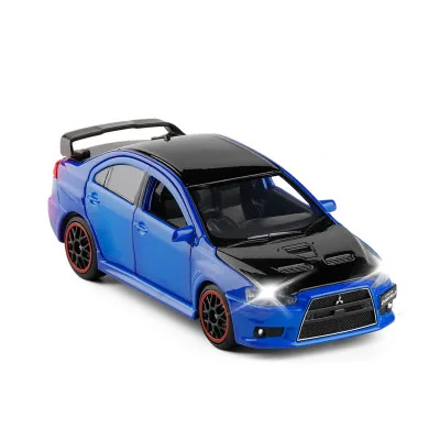 1/32 JACKIEKIM Mitsubishi Lancer EVO X 10 BBS RHD с черной крышей литая модель автомобиля игрушки для детей Подарки для мальчиков - Цвет: H