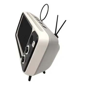 

Stereo Bracket Movies Mobile Phone Bluetooth Speaker TV Music Player Retro Pocket Home Audio Electric Portable Mini Wireless