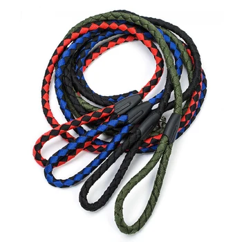 

Nylon Dog Training Leashes Pet Supplies Walking Harness Collar Leader Rope For Dogs Cat Nylon braided traction rope