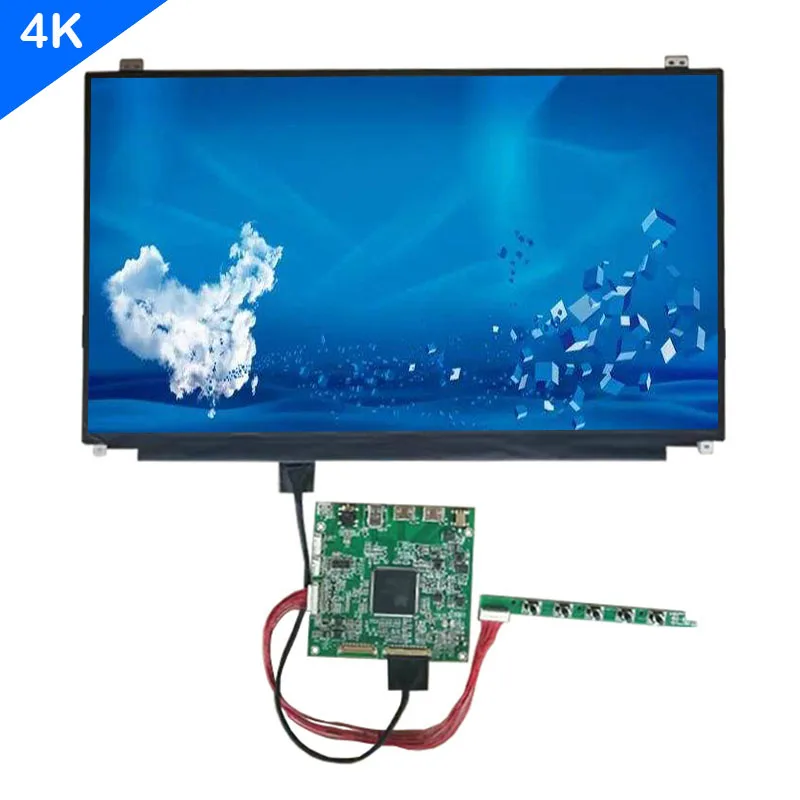 Супер UHD экран 15,6 дюймов ЖК-панель 4K 3840*2160 плата управления HDMI DP USB для Raspberry Pi 3 дисплей ноутбука DIY расширенный экран