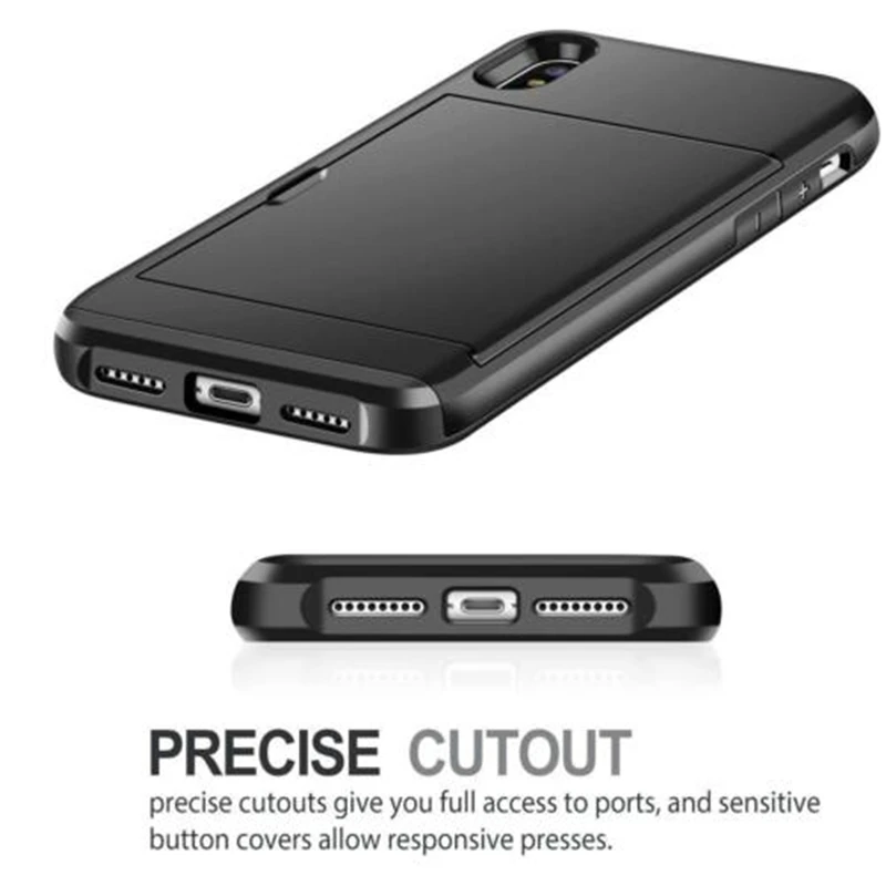 Чехол для iPhone 11 Pro Max, защитный чехол-кошелек с отделениями для карт, чехол для IPhone 11/11 Pro, ударопрочный чехол из ТПУ, Прямая поставка
