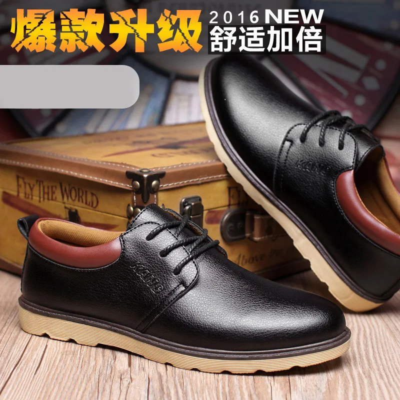 

Men Shoes2018 Spring And Autumn New Style Leather Boot-Trend of Fashion Shoes