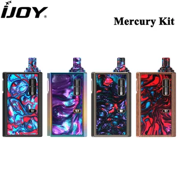 

Original IJOY Mercury pod Kit Resin Vaporizer 1100mAh battery 2ml Cartridge for MTL nic-salt vaping Electronic Cigarette Vape