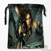 Пользовательские печати lara_croft_tomb_ сумки для покупок на шнурках дорожный мешочек для хранения плавать Туризм игрушка сумка унисекс мульти Size18-12-31-46
