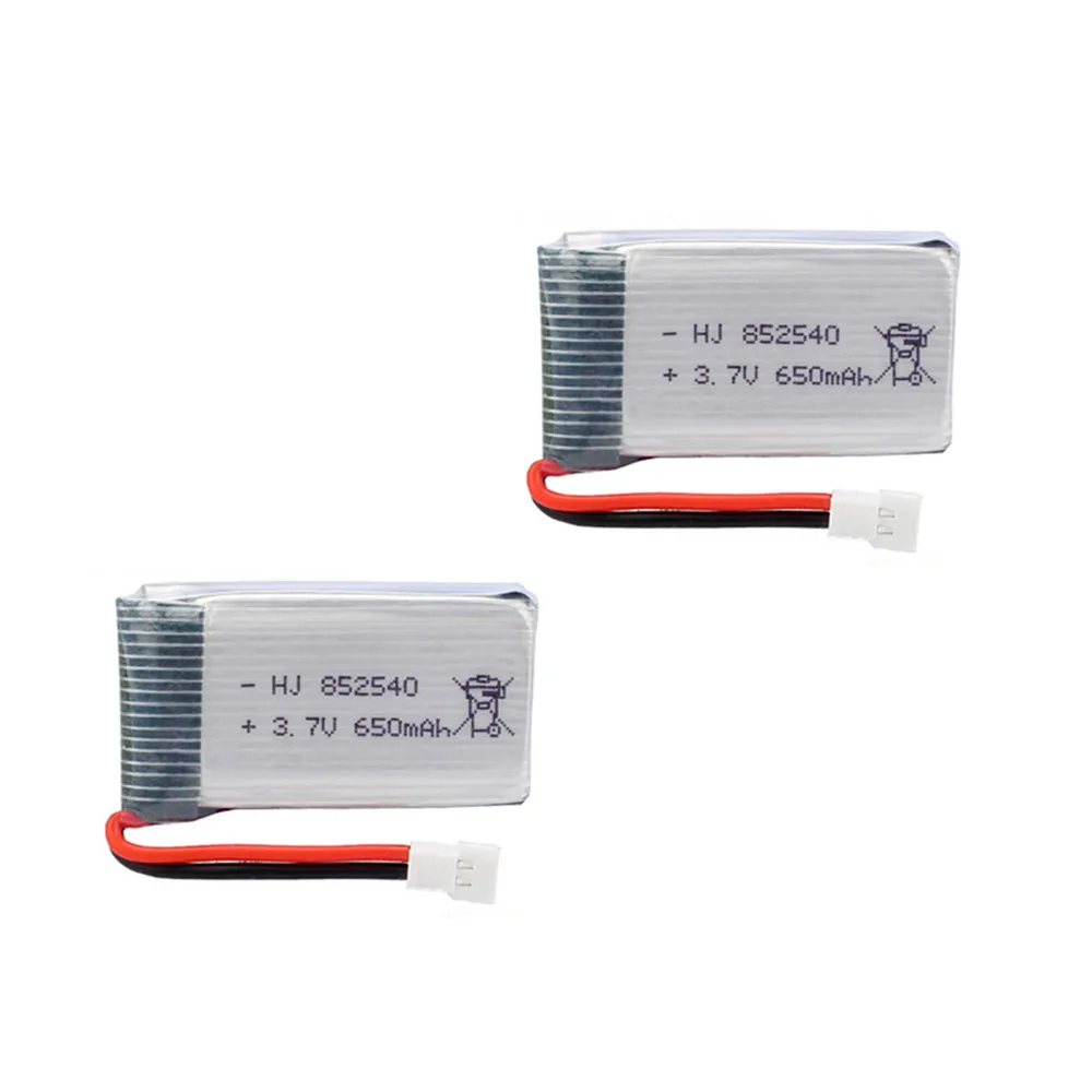 Аккумулятор 3,7 V 650mAh+ зарядное устройство USB 3,7 v для SYMA X5 X5C X5C-1 X5SW H5C 852540 3,7 V Lipo Дрон с перезаряжаемым аккумулятором от 1 шт. до 6 шт - Цвет: Цвет: желтый