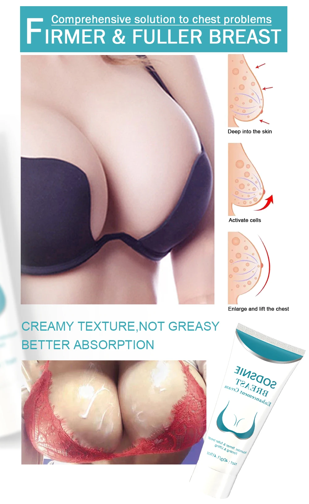 Boobshaping Breast Enlargement Cream