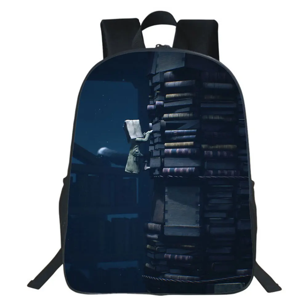 Little Nightmares 2 Backpack Boys Girls School Bag Men Women Rucksack School Bag Teens Daily New Game Knapsack Mochila