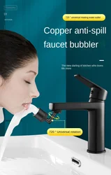 Universal Faucet for Washbasin Dual-mode Water Outlet Bubbler Extension Bibcock  Joint Anti Splash Artifact  Kichen Accessories