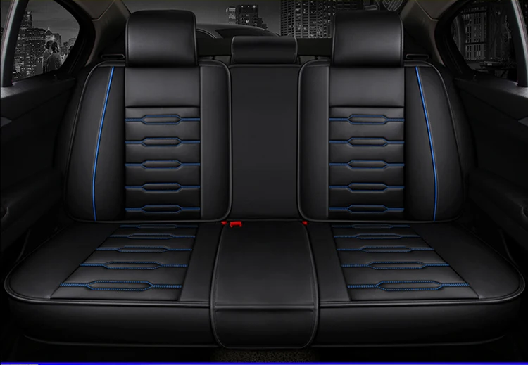 Высококачественные кожаные автомобильные чехлы для vw golf 4 5 6 VOLKSWAGEN polo sedan 6r 9n passat b5 b6 b7 arteon автомобильные аксессуары