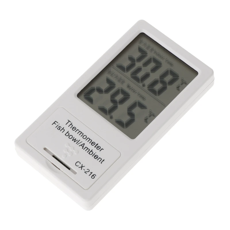 Termómetro Digital con pantalla LCD para acuario, medidor de temperatura para interiores y Tanque De Agua de peces