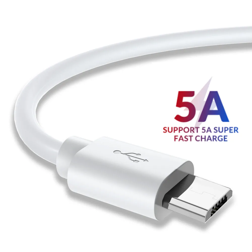 Кабель Micro USB 5A для быстрой зарядки и синхронизации данных адаптер Samsung Xiaomi Sony HTC LG