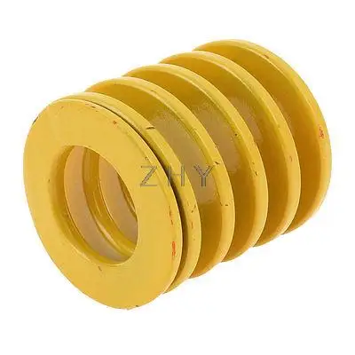 

Yellow Light Load Press Flat Coil Compression Die Spring 50mm x 25mm x 50mm