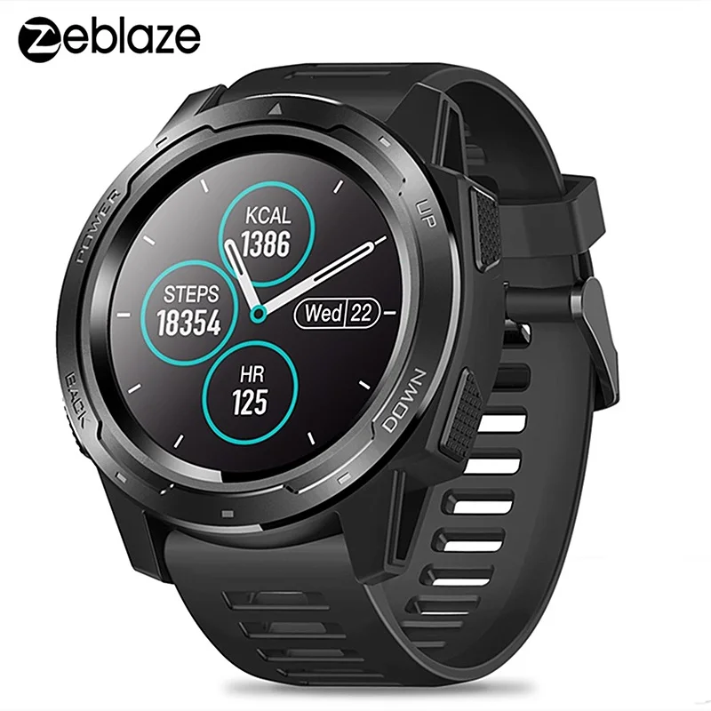 Мужские умные часы Zeblaze VIBE 5 IP67 водонепроницаемые с 1 3-дюймовым IPS-экраном
