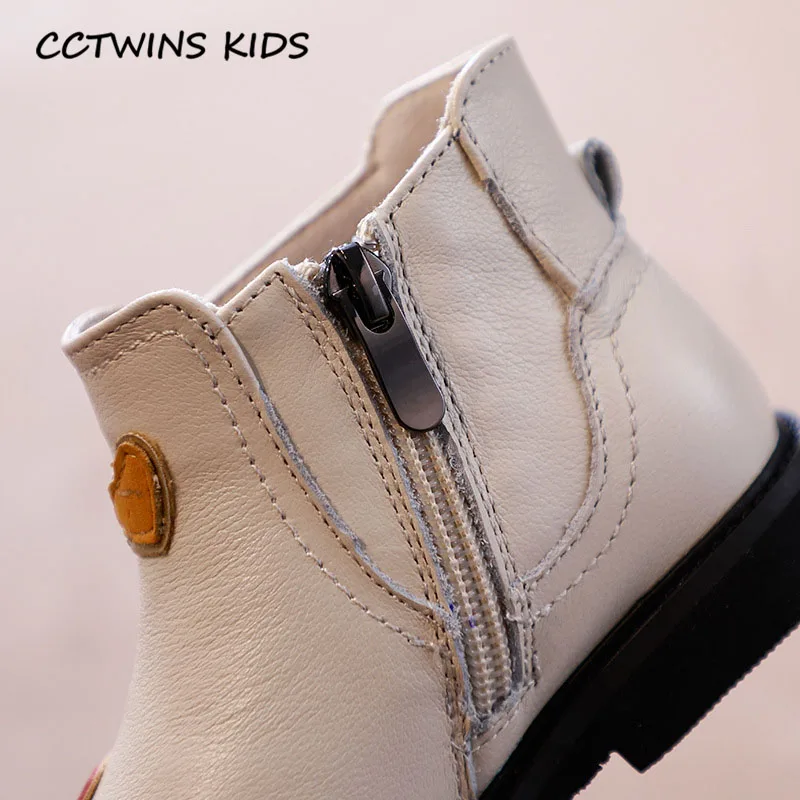 CCTWINS/детская обувь; коллекция года; сезон осень; модная детская обувь из натуральной кожи; Брендовые ботильоны для маленьких девочек; черные ботинки для малышей; FB1716