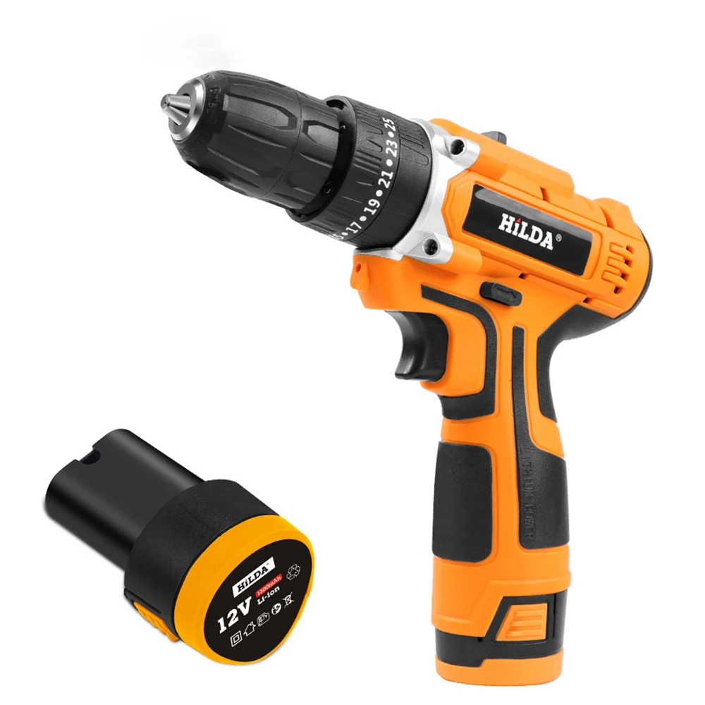 

Cordless Electric Drill Screwdriver Wireless Power Driver With Rechargeable Lithium Battery 12V Mini Power Tools New Arrival