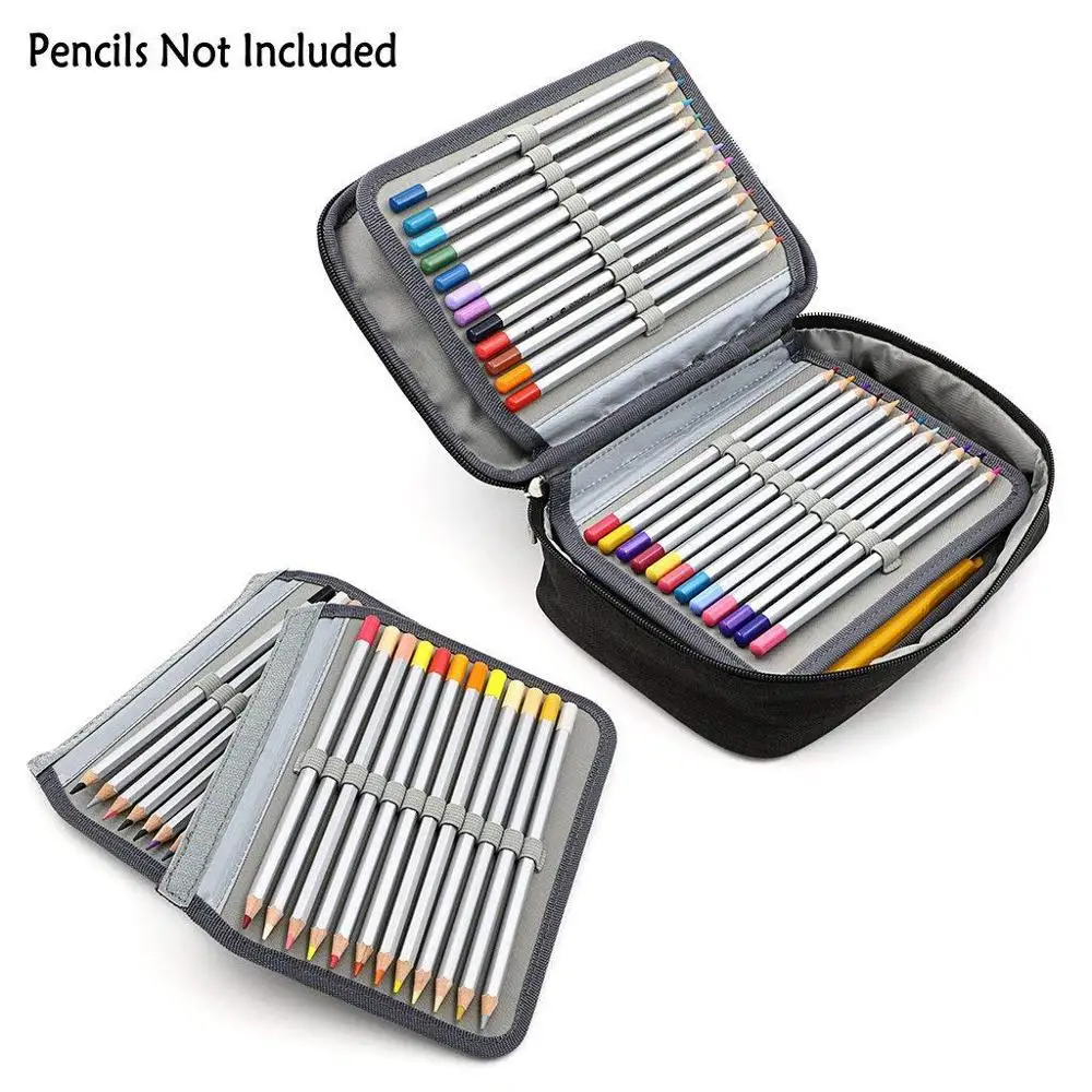 

Canvas Pencil Case Kawaii Large Capacity Pencilcase School Pen Case Supplies Pencil Bag School Box Pencils Pouch Stationery